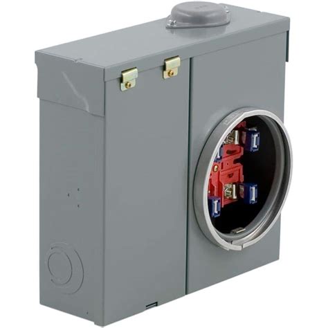 electrical meter panel box|meter base and main disconnect.